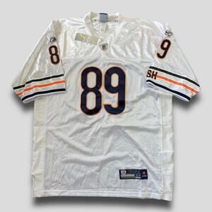MENS NEW NFL MIKE DITKA CHICAGO BEARS NO89 REEBOK FOOTBALL JERSEY WHITE SIZE 52